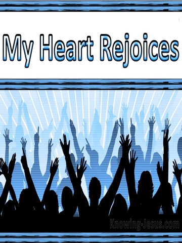 Acts 2:26 My Heart Rejoices (blue)